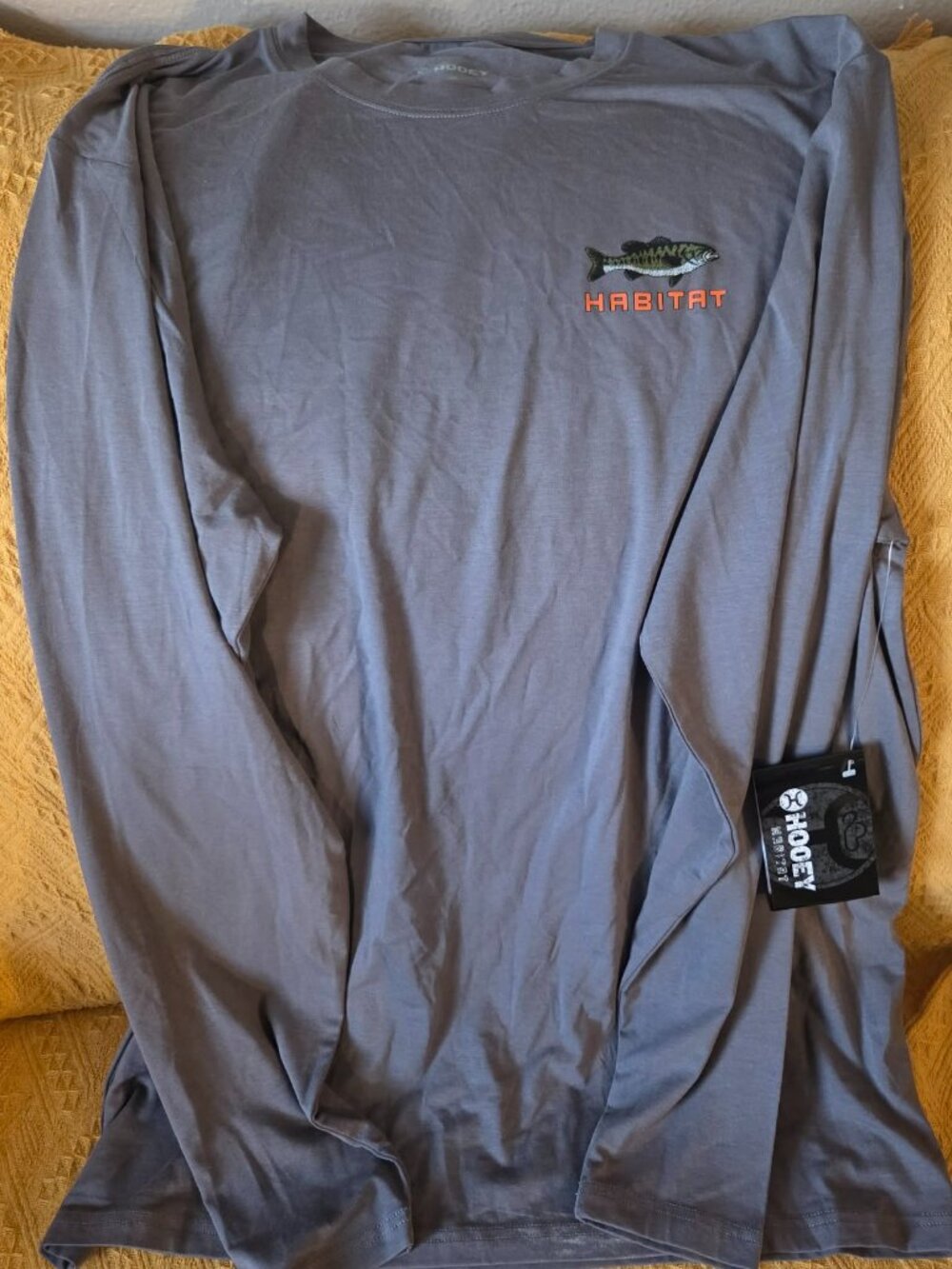 New Hooey Habitat Outdoor Fishing Long Sleeve Shirt Men’s 2XL